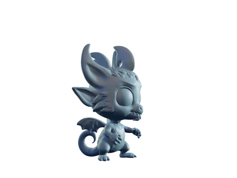 Stylized Dragon 3D Print Model