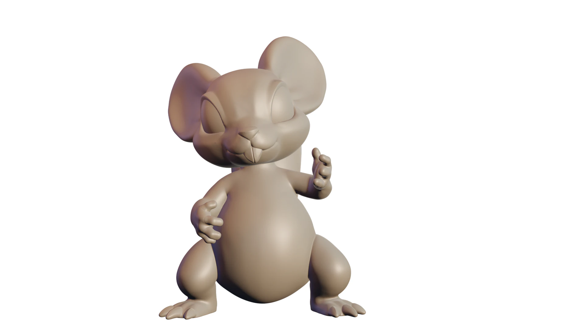Ratbbit 3D Print Model .c4d .max .obj .3ds .fbx .stl .blend 