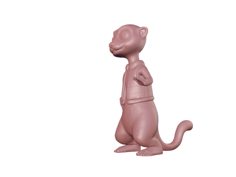 Meerkat Modelo de impresión 3D