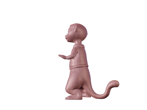 Meerkat Modelo de impresión 3D
