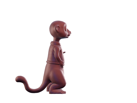 Meerkat Modelo de impresión 3D