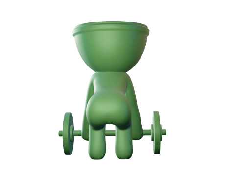 Flower Pot 3Dプリントモデル