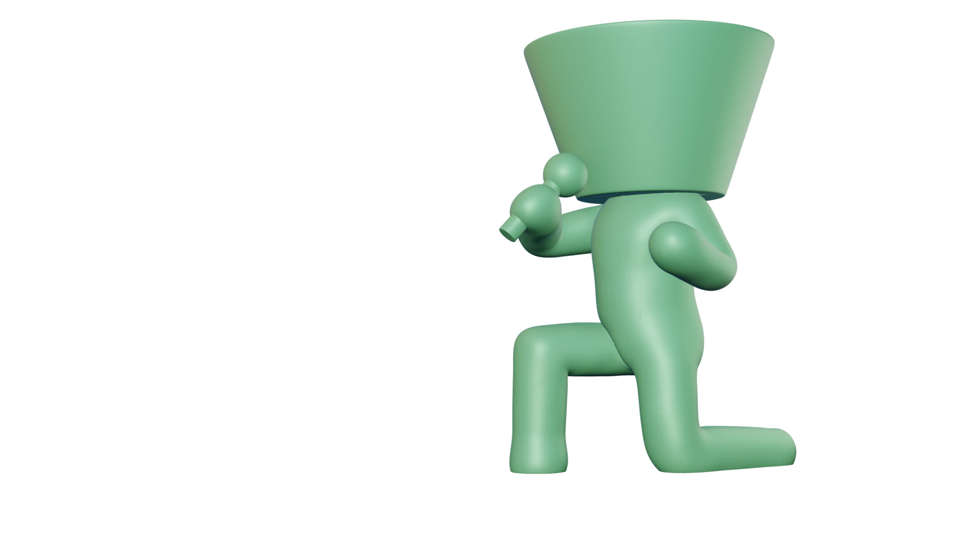 Flower Pot 3D Print Model .c4d .max .obj .3ds .fbx .stl .blend 