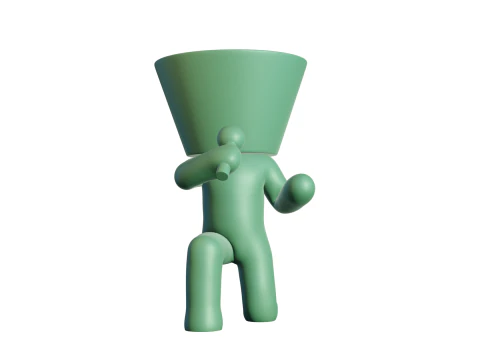 Flower Pot 3D Print Model