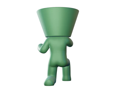 Flower Pot 3D Print Model