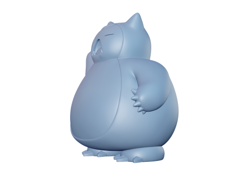 Snorlax Model Cetak 3D