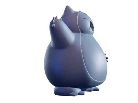 Snorlax Model Cetak 3D
