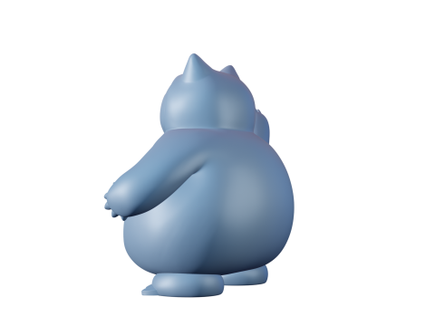 Snorlax Model Cetak 3D