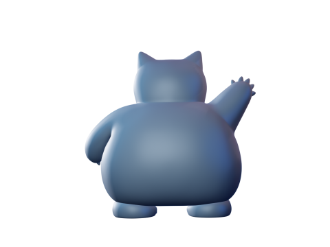 Snorlax Model Cetak 3D