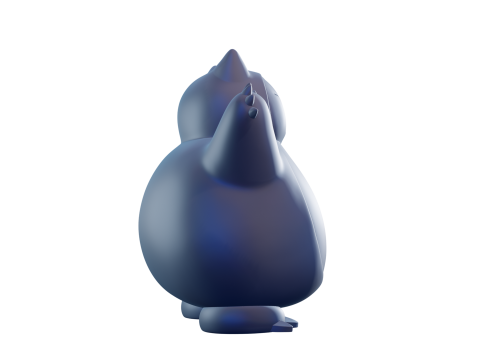 Snorlax Model Cetak 3D