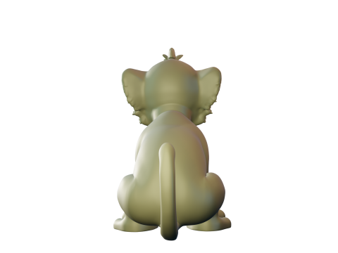 Lion Stylized 3Dプリントモデル