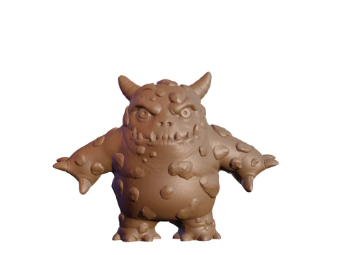 Monstruo de arena Modelo de impresión 3D