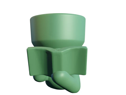 Reading Pot 3D Print Model