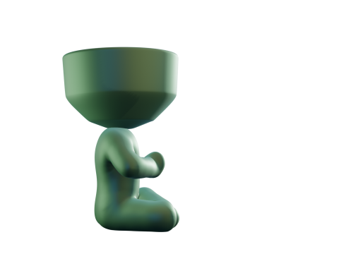 Meditation Pot Model Cetak 3D