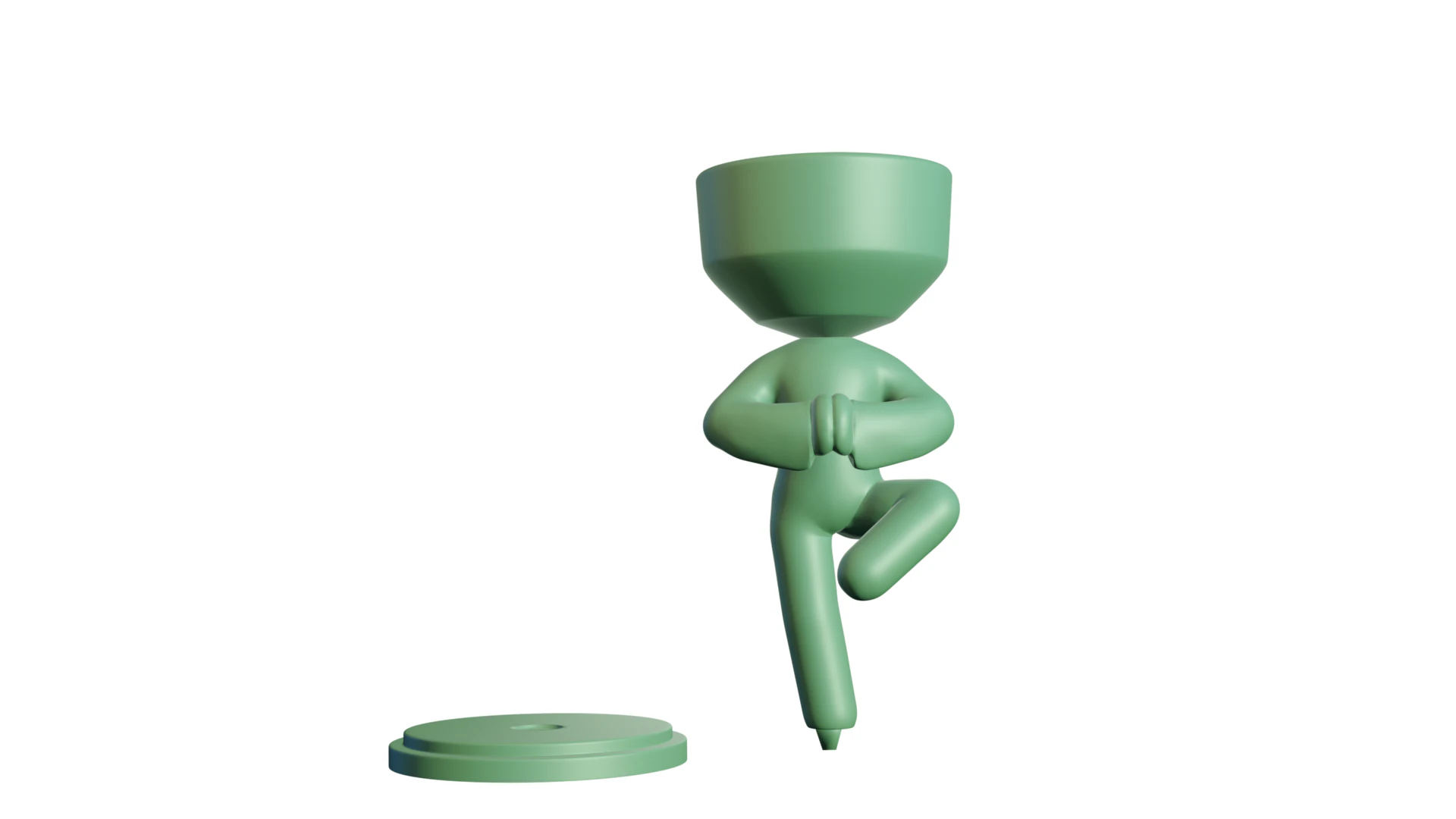 Greeting Pot 3D Print Model .c4d .max .obj .3ds .fbx .stl .blend 