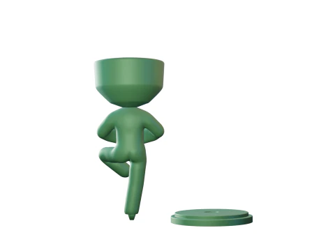 Greeting Pot 3D Print Model