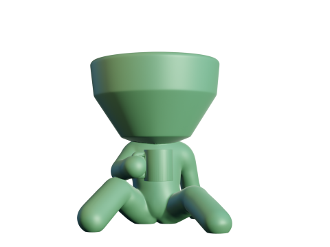 Coffee pot 3Dプリントモデル