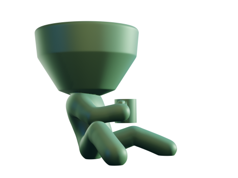 Coffee pot 3Dプリントモデル