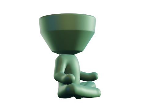 Contemplation 3D-printmodel