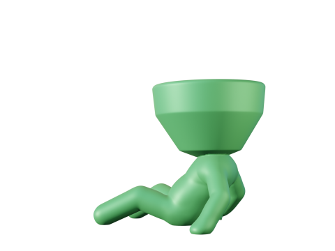 Drunk Pot 3D Print Model