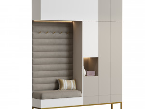 hallway set 3D 模型