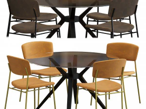 カリガリス フィフティーズ チェア 3Dモデル