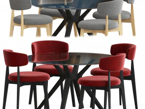 kursi pembicaraan connubia calligaris Model 3D