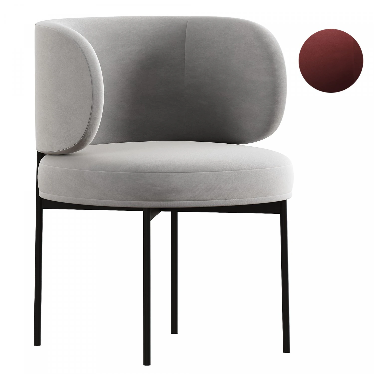 akiko gallotti chair 3D Model .c4d .max .obj .3ds .fbx .stl .blend