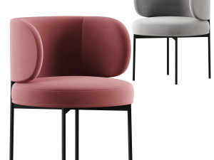 akiko gallotti chair 3D 模型