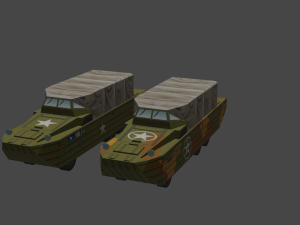 Gmc dukw353 3D मॉडल