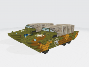 Gmc dukw353 3D मॉडल