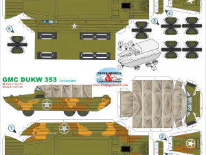 Gmc dukw353 3D Model