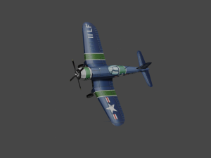 F4u Modelo 3D