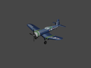 F4u Modelo 3D