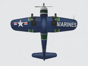 F4u 3D Model