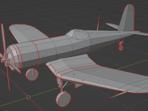 F4u Modelo 3D
