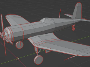 F4u 3D Model