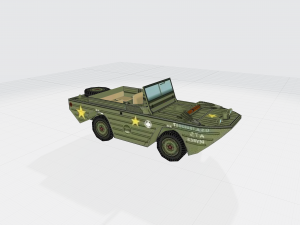 GPA Amphi Jeep Modelo 3D