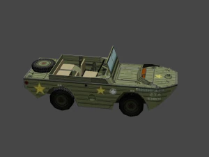 GPA Amphi Jeep 3D Model
