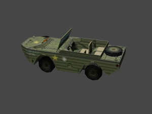 GPA Amphi Jeep 3D Model