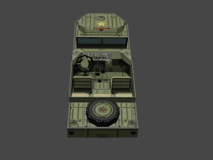 GPA Amphi Jeep 3D Model