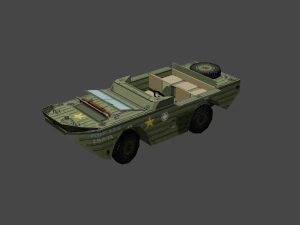 GPA Amphi Jeep 3D Model