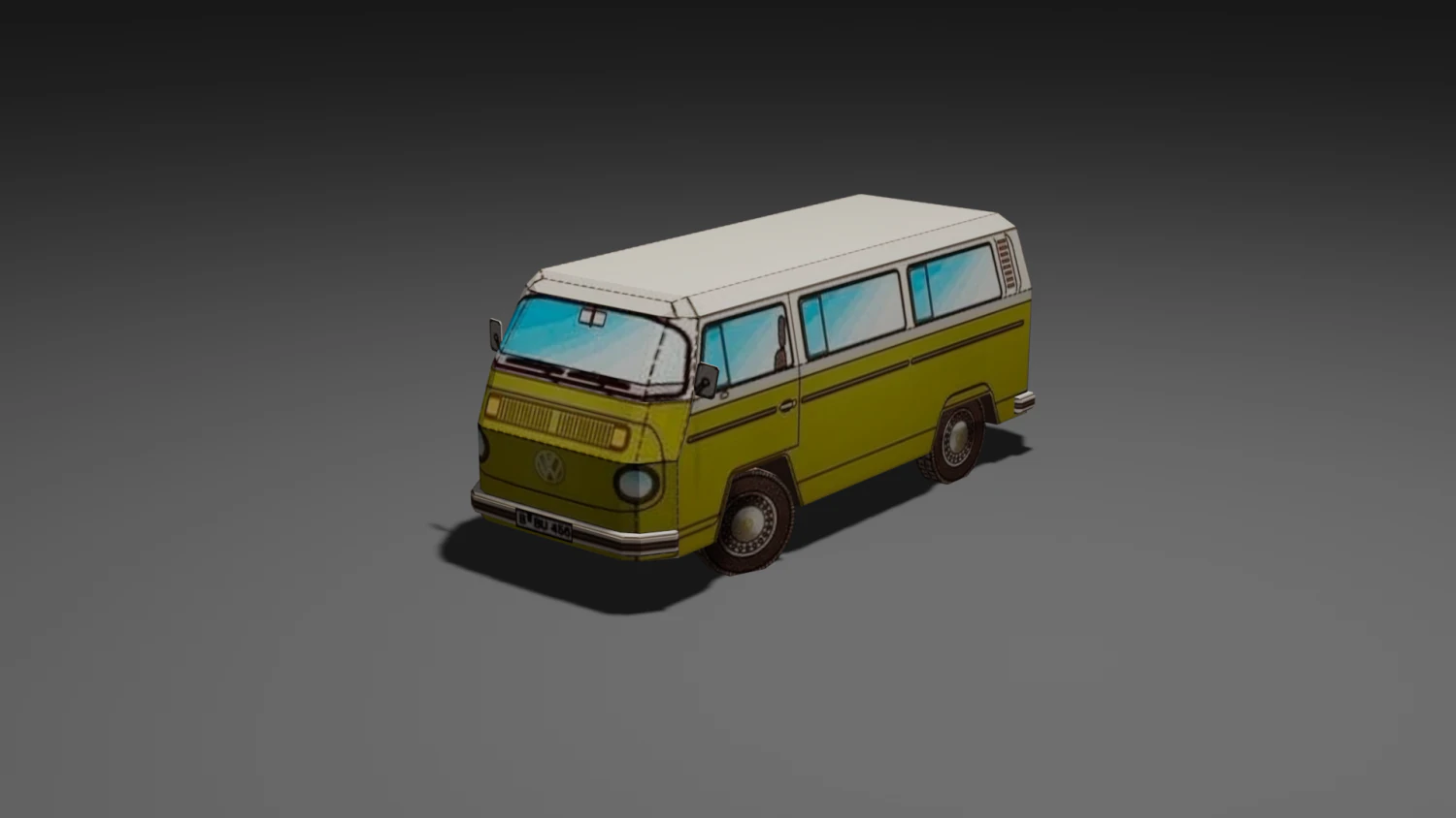 Volkswagen 3D Model .c4d .max .obj .3ds .fbx .stl .blend 