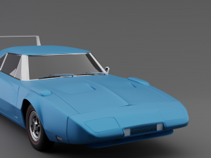 Dodge Charger Daytona 1969 Highpoly 3D 모델