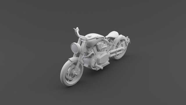 Motorbike Modelo 3D .c4d .max .obj .3ds .fbx .stl .blend 