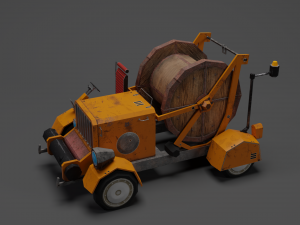 Cable laying Low 3D Model