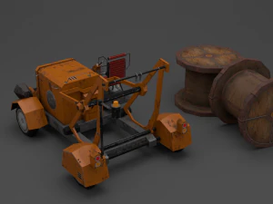 Cable laying Low 3D Model