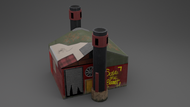 Boiler room 3D Model .c4d .max .obj .3ds .fbx .stl .blend 
