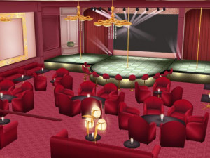 CM3D2 - Pole dance stage 3D Модель