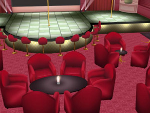 CM3D2 - Pole dance stage Modello 3D